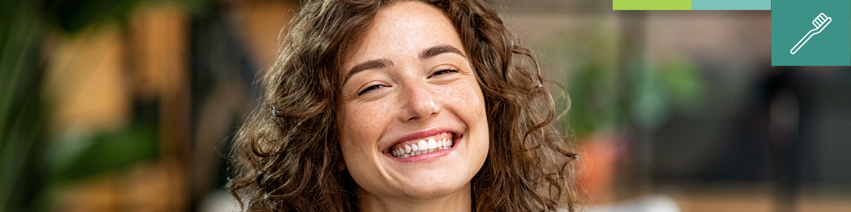 Woman smiling